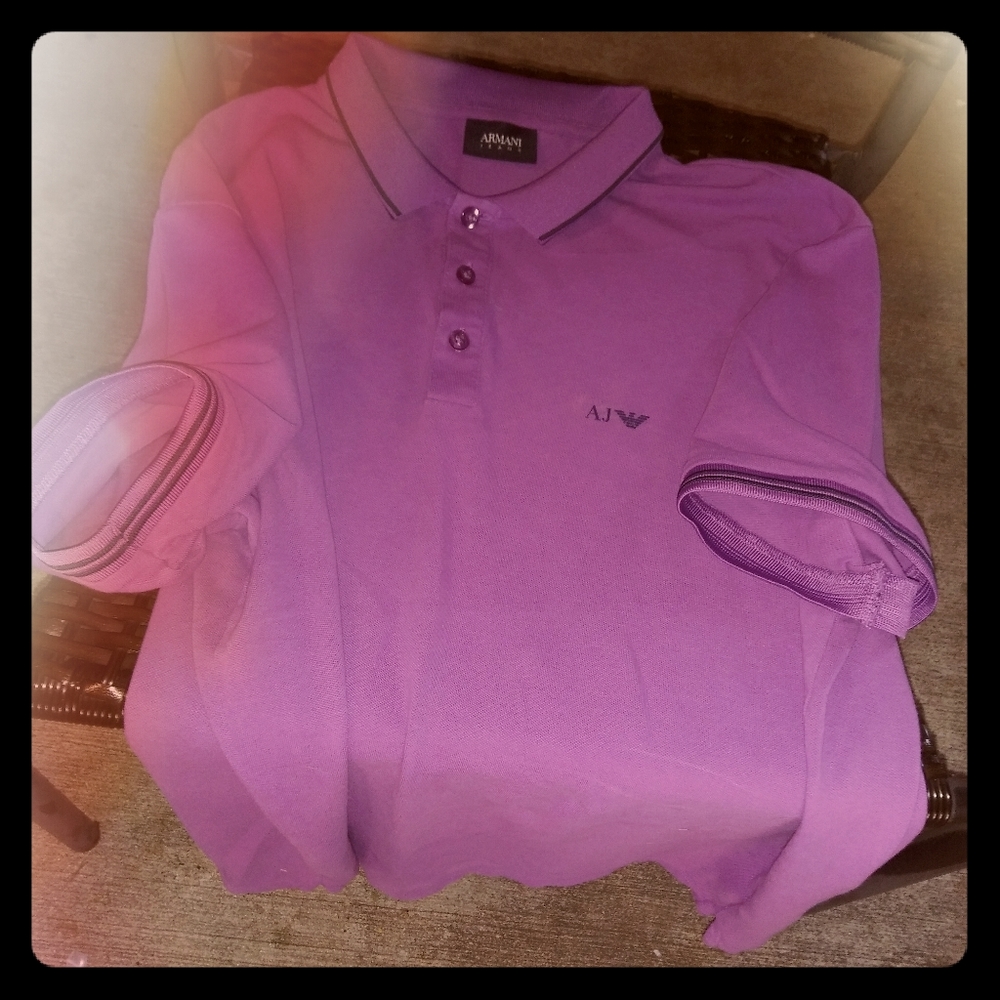 Mens Armani exchange polo shirt